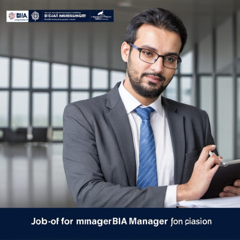 Job For BIA Manager