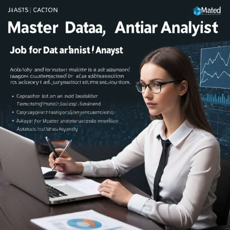 Job For Master Data Analyst