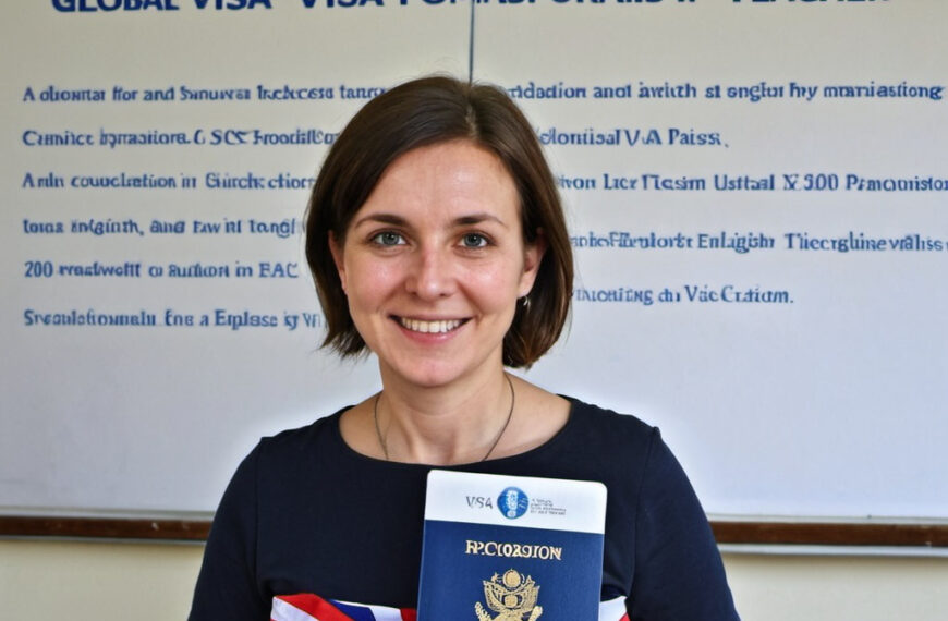 Global Visa Sponsorship For English Teacher